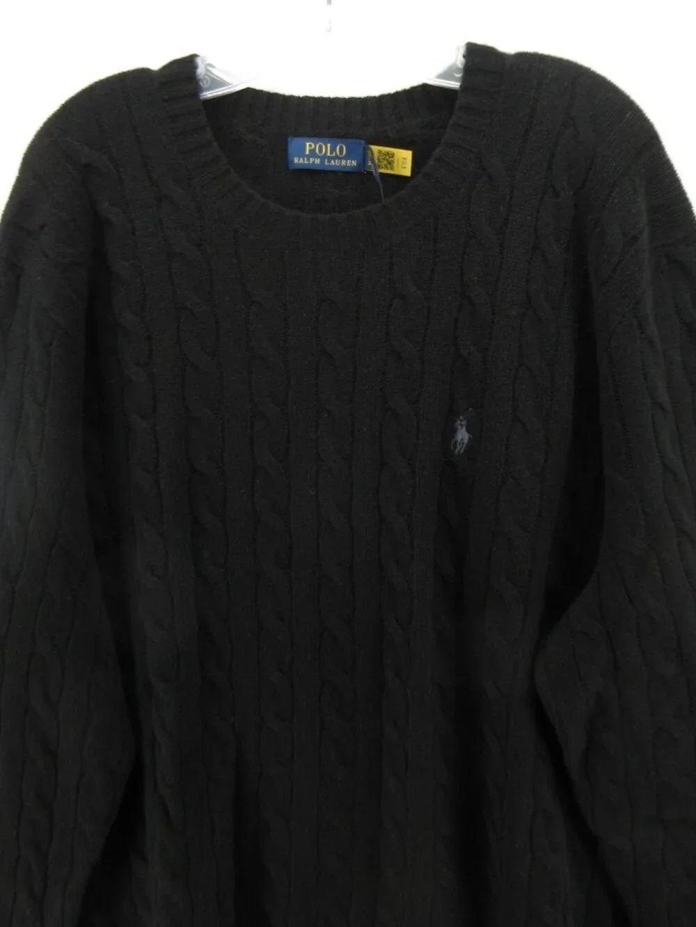 Polo Ralph Lauren Sweater 3XB Wool Cashmere Cable Knit Pony Crewneck